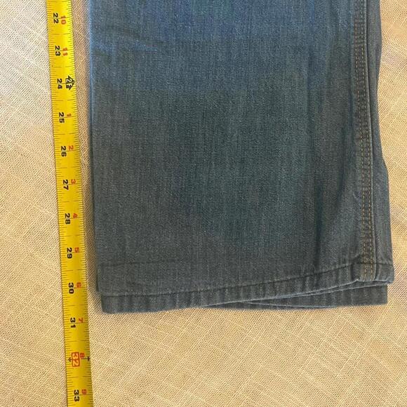 Vintage 70's Lord Isaacs Denim Flare Jeans - Classic Blue - Picture 6 of 9